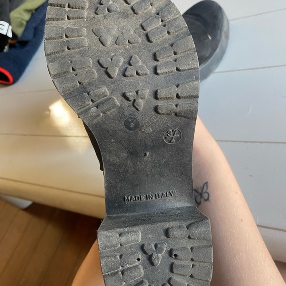 Black top shop heeled boots - Picture 3 of 9